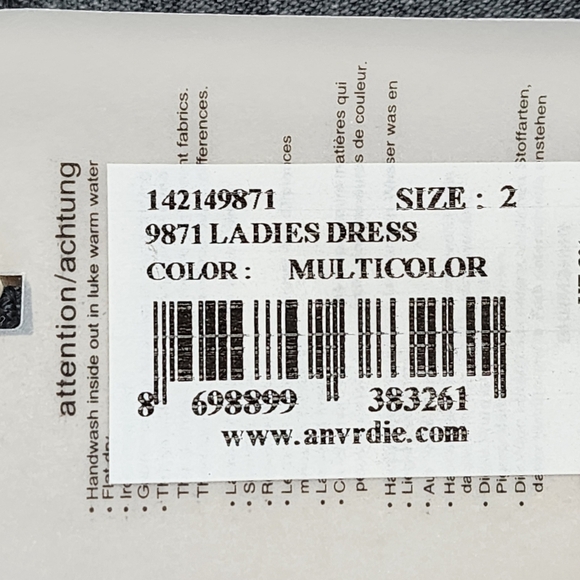 Anvrdie Women's Wool Blend Full Zip Fitted Artsy Sweater Dress - Picture 11 of 12